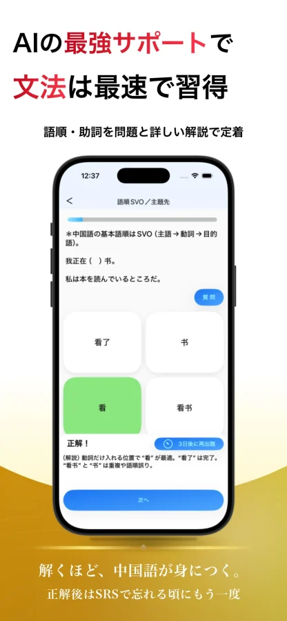 中国語 ブラクストン：文法学習