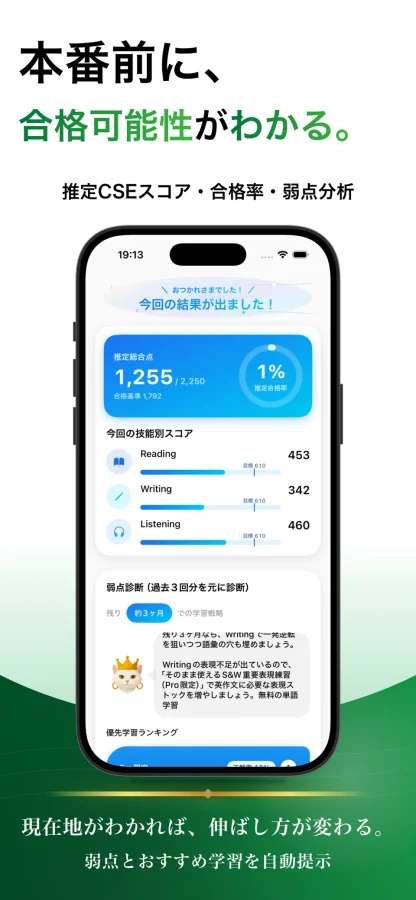 英検準１級 ブラクストン：学習状況と合格可能性