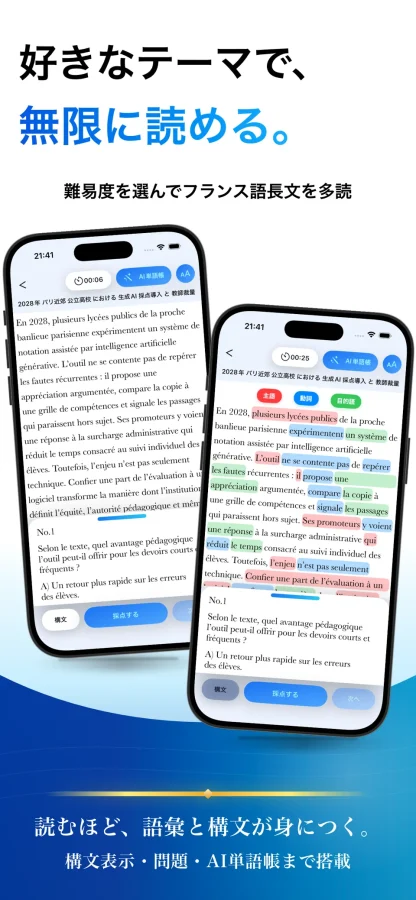 フランス語 ブラクストン：長文読解
