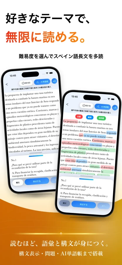 スペイン語 ブラクストン：長文読解
