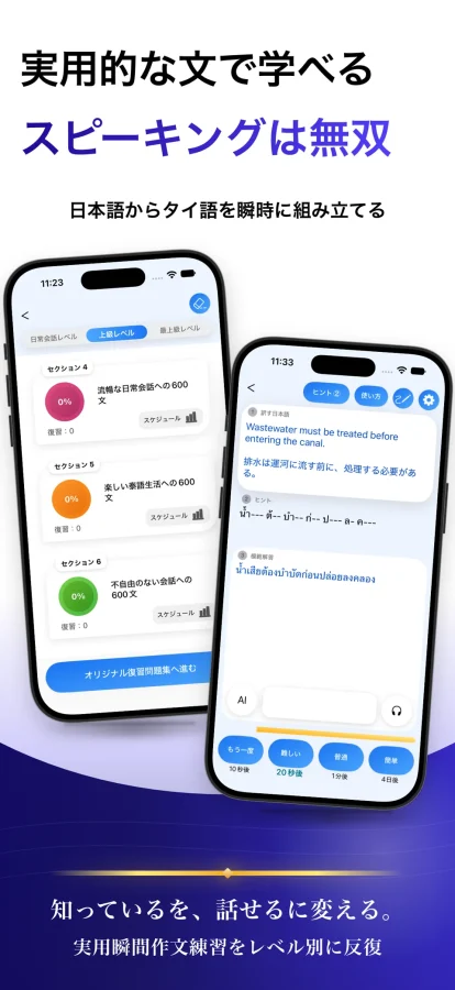 タイ語 ブラクストン：瞬間作文